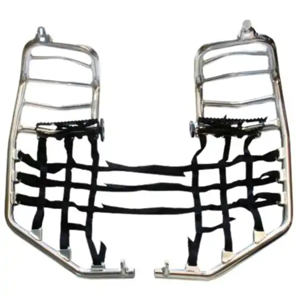 Nerf Bar Pro Peg pour Yamaha 450 YFZ avec sangles et fixations - couleur aluminium Premium