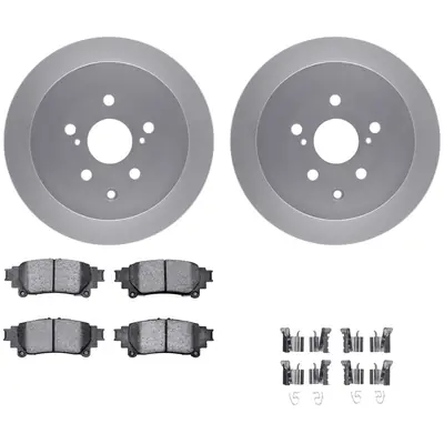 DYNAMIC FRICTION COMPANY - 4512-76187 - Rear Disc Brake Kit Prix Choc