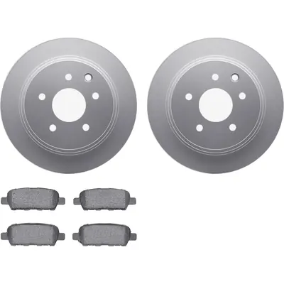 DYNAMIC FRICTION COMPANY - 4502-67090 - Rear Disc Brake Kit Premium