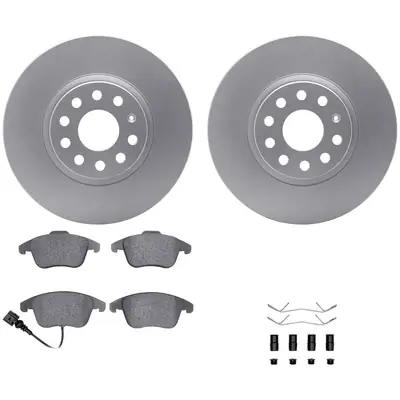 DYNAMIC FRICTION COMPANY - 4512-74152 - Front Disc Brake Kit Authentique