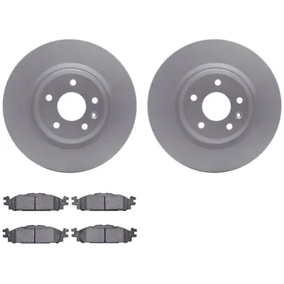Premium DYNAMIC FRICTION COMPANY - 4502-99076 - Front Disc Brake Kit