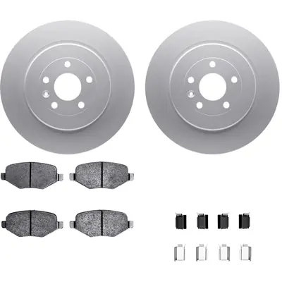 Livraison Gratuite DYNAMIC FRICTION COMPANY - 4512-99215 - Rear Disc Brake Kit