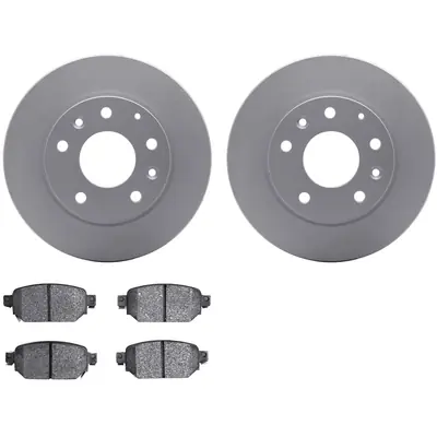 DYNAMIC FRICTION COMPANY - 4502-80112 - Rear Disc Brake Kit Nouvel Arrivage