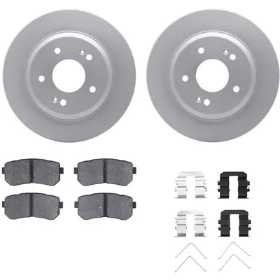 Nouvelle Collection DYNAMIC FRICTION COMPANY - 4512-03196 - Rear Disc Brake Kit