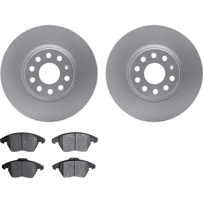 Haute Qualité DYNAMIC FRICTION COMPANY - 4502-74143 - Front Disc Brake Kit