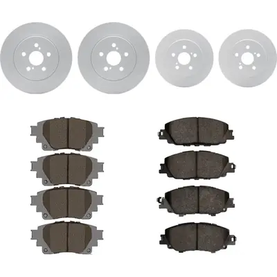Produit De Marque DYNAMIC FRICTION COMPANY - 4504-76108 - Rear Disc Brake Kit