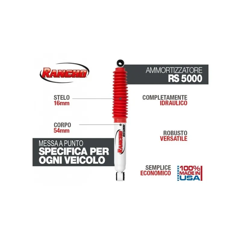 RANCHO 5000 AMORTISSEUR POUR JEEP GRAND CHEROKEE WJ ARRIERE Dernier Modèle