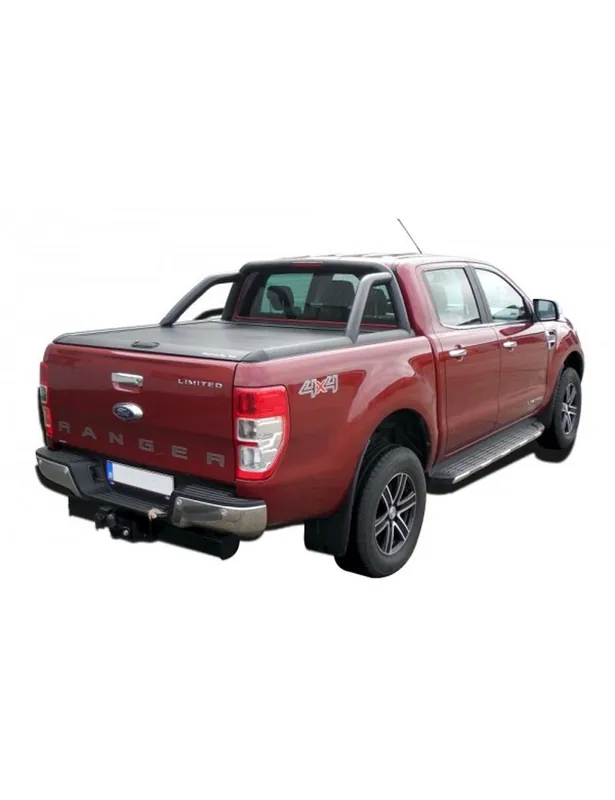 Dernier Modèle Mountain Top Roll Cover Noir Ford Ranger XLT› 2012