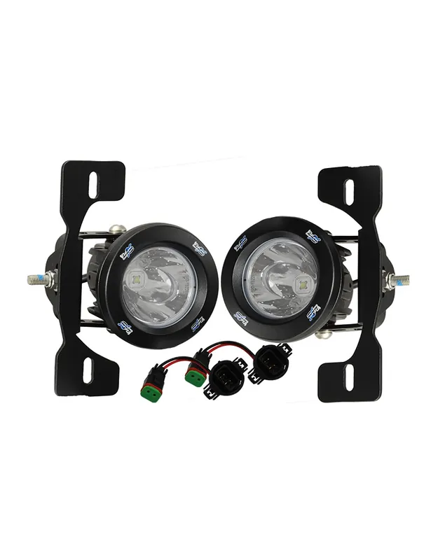 Remise Kit Fog Light Optimus Round 20° Wrangler JK 2007-2009
