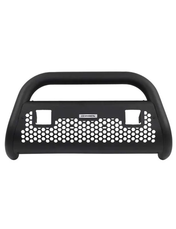 Pare-buffle avec deux supports pour feux cubiques Go Rhino RC2 Acheter Direct