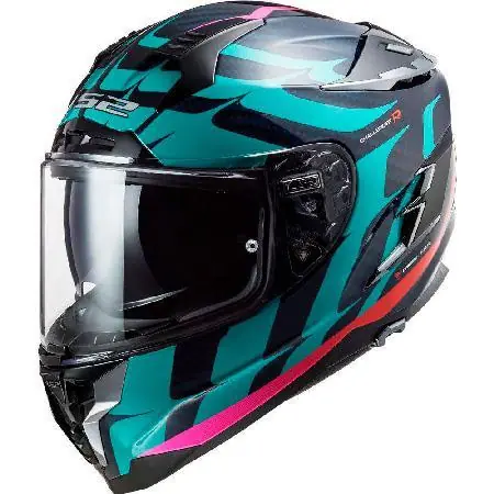 Offre Limitée LS2 Casque FF327 CHALLENGER CARBON FLAMES