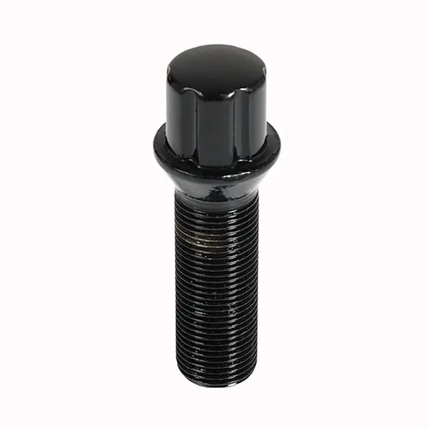 6 Spline Black Bolt 60° Seat - 15x1.25mm - 40mm Shank - 17/19mm Hex Must-Have