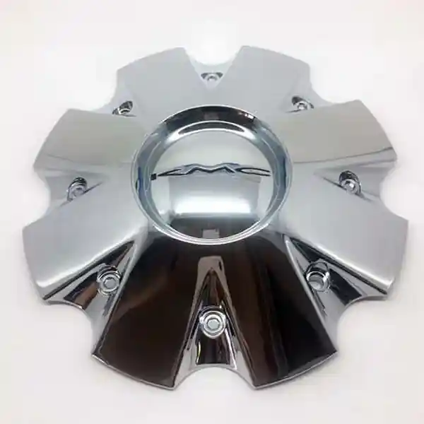 Pas Cher Kmc Cap Km651 Slide Chrome W/black Logo