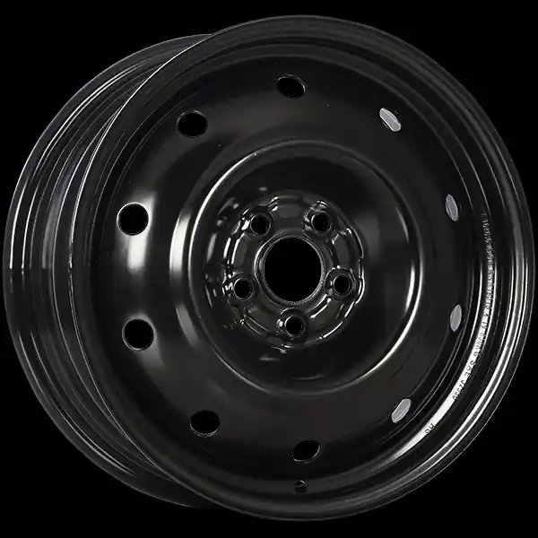 Meilleure Vente RNB Steel Wheel 16x6.5 5x100 48 56.1 Black E-coating